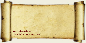 Andjelina Jačović vizit kartica